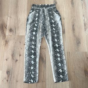 Toupy Snake Skin Pants